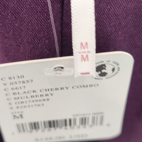 NWT Free People Purple Floral 3/4 Sleeve Portia Printed Boho Mini Dress Women  M - Picture 4 of 14